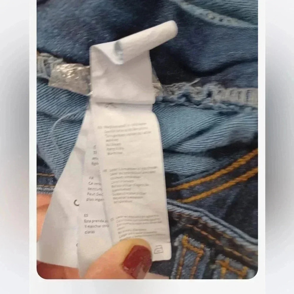 Revamped Capri High Rise Denim Jeans Size 5 - Picture 5 of 6